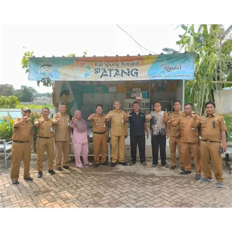 Kec Periuk Dpad Kota Tangerang Kunjungi Perputakaan Kampung Siatang