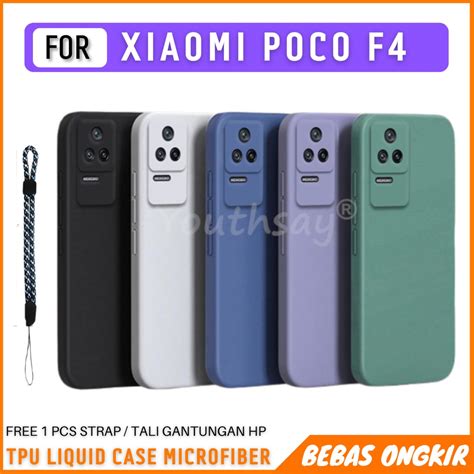 Jual Case Xiaomi Poco F4 5g Liquid Silicone Case With Mircrofiber