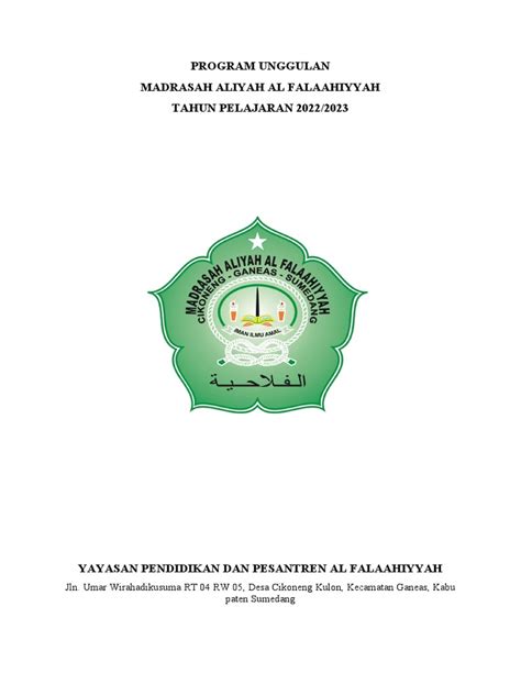 Program Unggulan Madrasah Pdf