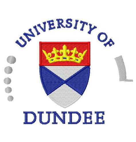 University of Dundee logo embroidery design