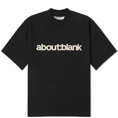 Aboutblank Block T Shirt Black And Oat End