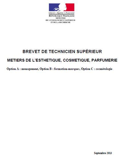 Le référentiel du BTS MECP Prépa Aurlom