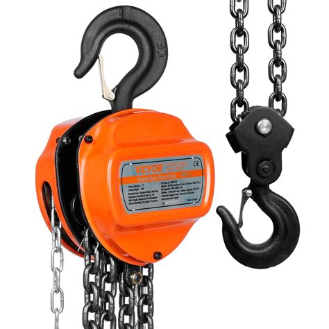 Vevor Vevor Manual Chain Hoist 2 Ton 4400 Lbs Capacity 10 Ft Come