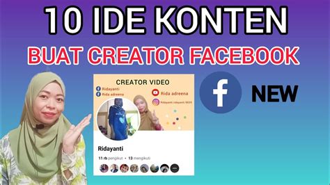 10 IDE KONTEN DI FACEBOOK FACEBOOK TERBARU YouTube