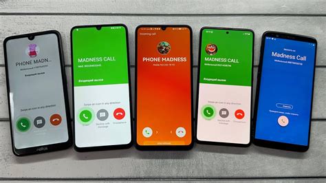 Incoming Call FIVE FAKE Samsung A72 Vs OnePlus 5T Vs Huawei Nova Y70 Vs