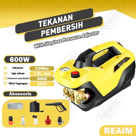 Reaim Alat Steam Cuci Alat Cuci Mobil Semprotan Cuci Motor High Jet