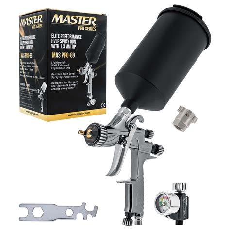 Master Pro Series Elite Performance Hvlp Spray Gun With Mm Tip