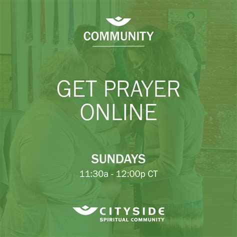 Get Prayer Online - Cityside Spiritual Community