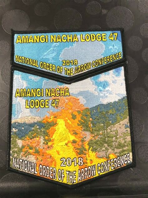 OA AMANGI NACHA LODGE 47 2018 NOAC TWO PIECE SET EBay