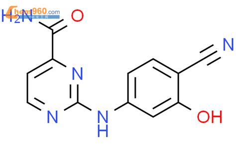 521931 82 8 4 Pyrimidinecarboxamide 2 4 Cyano 3 Hydroxyphenyl Amino