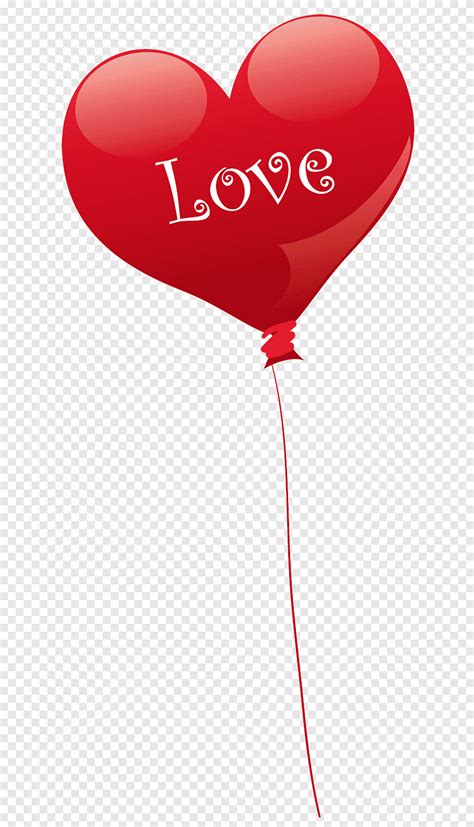 Ilustrasi Bentuk Balon Cinta Hati Balon Jantung Hari Valentine Balon