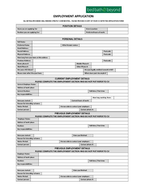 Bath And Body Works Job Application Form Pdf