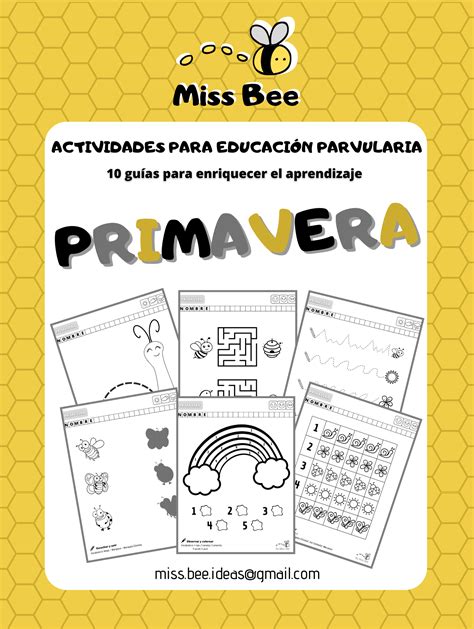 Gu As Con Actividades De Primavera Para Pre Kinder Y O Kinder Made