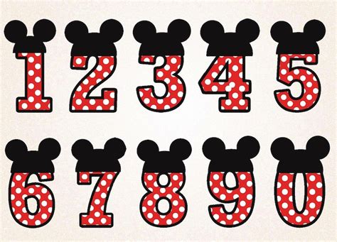 Free Svg Disney Numbers Svg 10183 Svg Design File