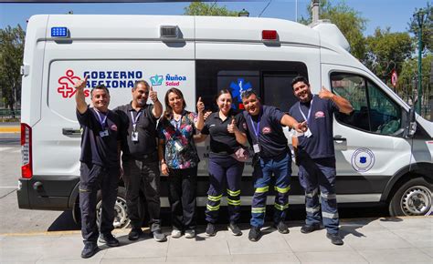 Ñuñoa cuenta con 4 nuevas ambulancias entregadas por el GORE