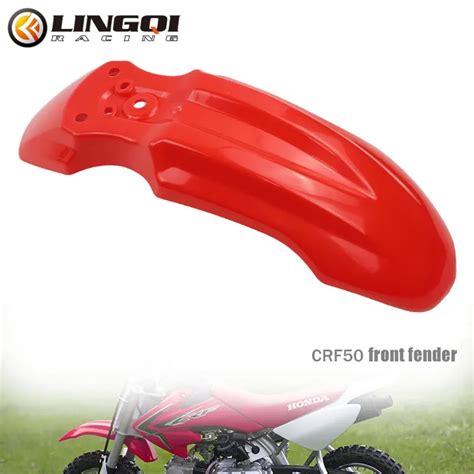 LINGQI RACING Motorcycle CRF50 Front Wheel Fender Plastic Mudguard