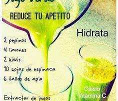 Reduce Tu Apetito Con Un Jugo De Vegetales Jugos Saludables Recetas