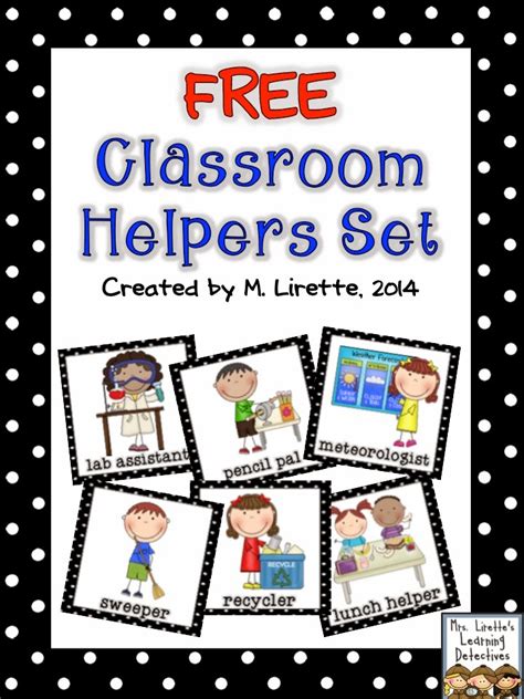 Free Classroom Job Set Classroom Freebies Bloglovin