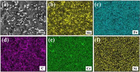 A Sem Image And B F Eds Mapping Of The Scred Austenitic Stainless