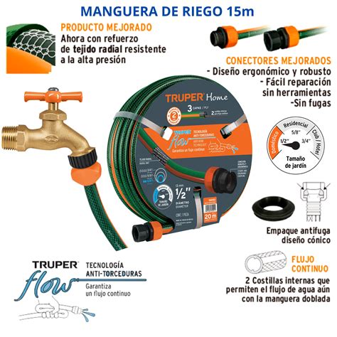 Ripley HIDROLAVADORA 1500 PSI MANGUERA DE 20 M PISTOLA DE RIEGO