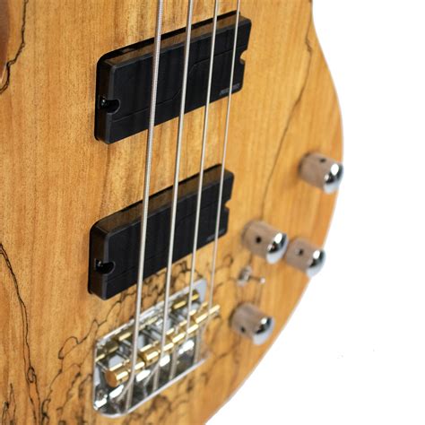 Sawtooth Americana Heritage Series Natural Spalted Maple 4 String 24