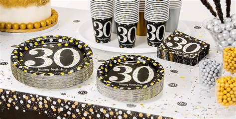 Sparkling Celebration 30th Birthday Party Supplies Party City