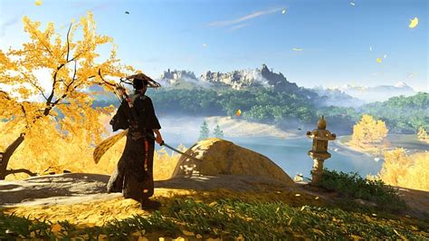 Hd Wallpaper Ghost Of Tsushima Video Game Art Wallpaper Flare