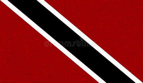 Bandeira Do Vetor Trinidad E Tobago Isolada Em Fundo Branco Ilustra O