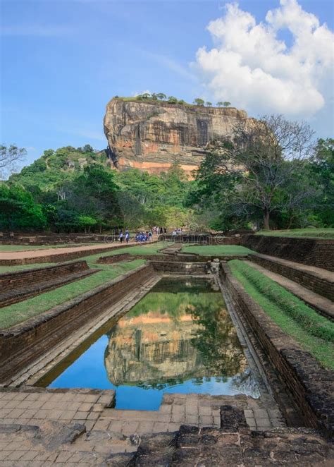 Sigiriya Rock Fortress 5 Century Ruined Castle In Sri Lanka Stock Photo