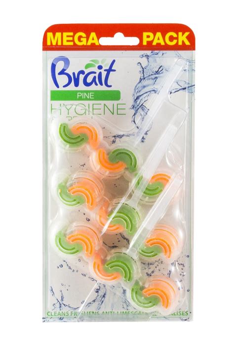 Brait Hygiene Fresh Kostka Toaletowa Do WC 2 Fazowa Pine 1op 3x45g