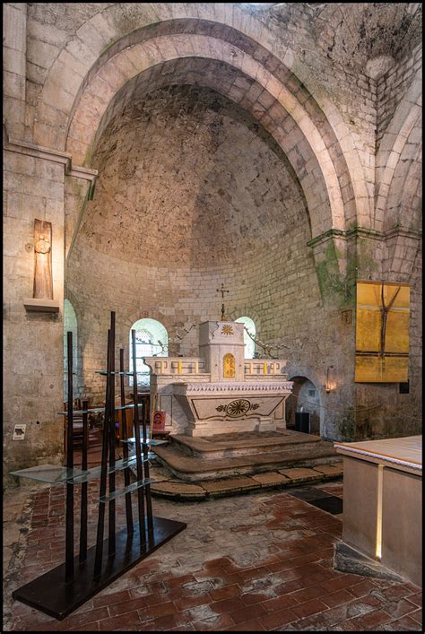 The Cistercian Abbey Of L Oncel The Church Of Sainte Marie Flickr