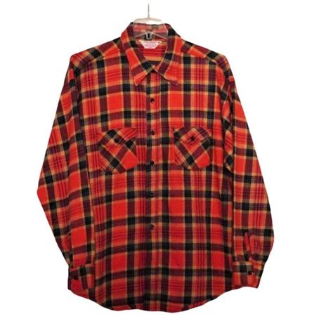 Vintage Frostproof Shirts Vintage Plaid Flannel Shirt Sanforized