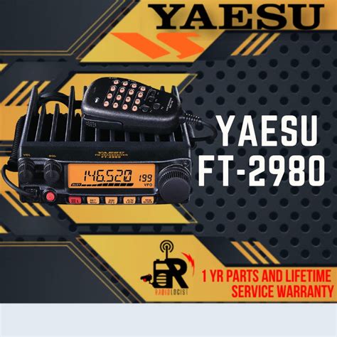 Yaesu Ft R W Vhf Mobile Transceiver Base Radio Ft R Year