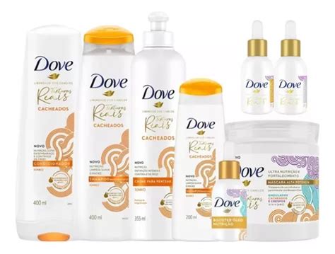 Kit Completo Dove Texturas Reais Cacheados 09 Produtos Frete grátis