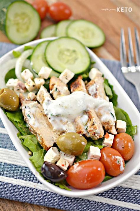 Greek Chicken Bowl Simple Yummy Keto Recipe Greek Chicken