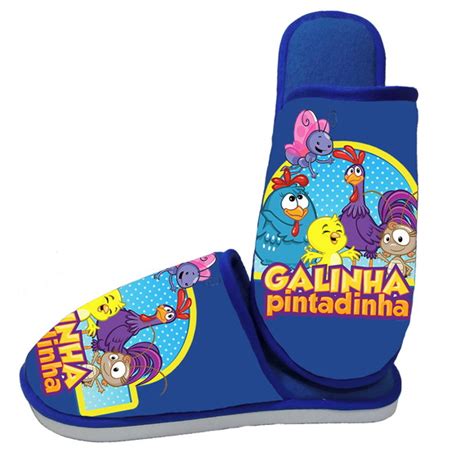 Pantufa Galinha Pintadinha Cod 02 Elo7