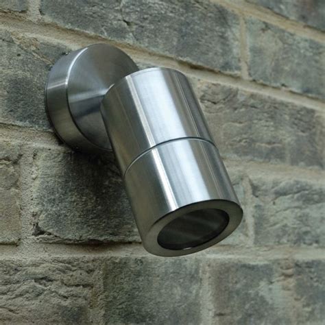 Elipta Compact Outdoor Wall Spotlight Stainless Steel V Gu