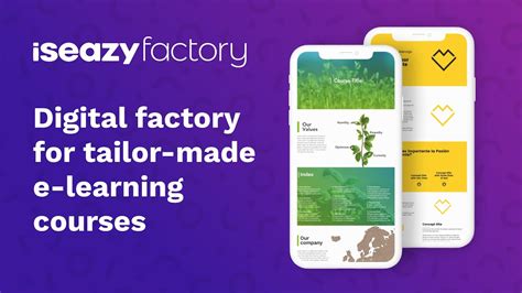 IsEazy Factory Digital Factory For Tailor Made E Learning Courses