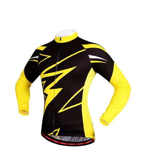 Wholesale Full Sleeve Yellow Black Custom Cycling Jersey Manufacturer USA