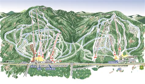 Trail Map Attitash Mountain Resort Mountain Resort Trail Maps Ski