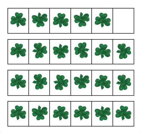 Printable Small Shamrock Printable Word Searches