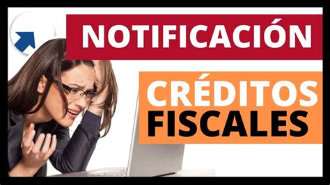 Notificaci N De Cr Ditos Fiscales Qu Debo Hacer Youtube