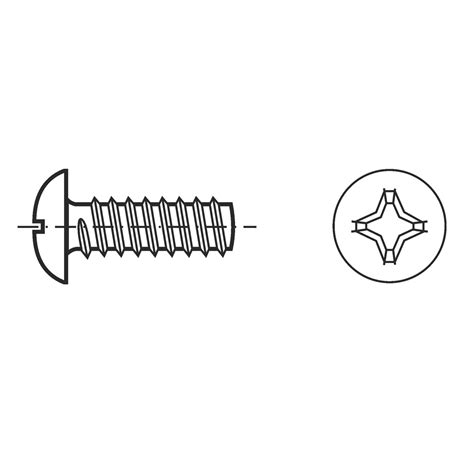 DIN 7981F, Cross recessed pan head tapping screws | ITT Bulgaria OOD