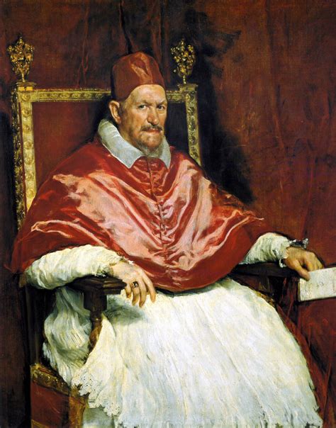 Portrait of Pope Innocent X by Diego Velázquez