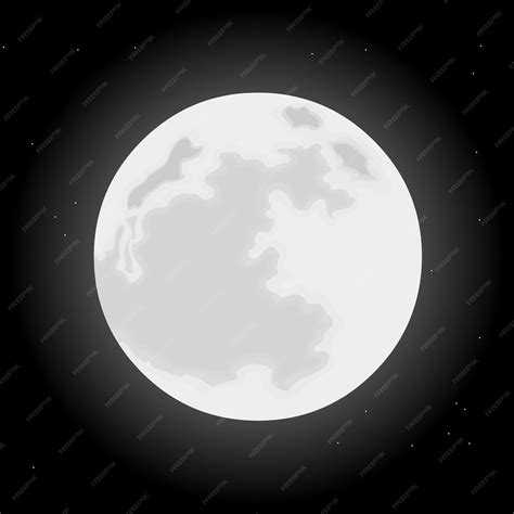 Premium Vector Moon Vector Illustration