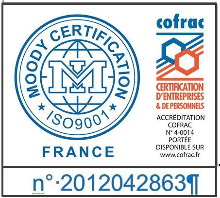 Capture Logo Mody Cofrac Iso Cartel Cartel Manutention