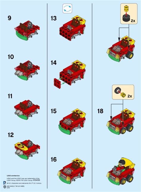 LEGO 76062 Mighty Micros: Robin vs. Bane Instructions, DC Comics Super ...