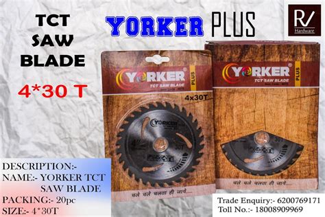 Yorker Plus Tct Saw Blade Inch At Best Price In Ranchi By R V