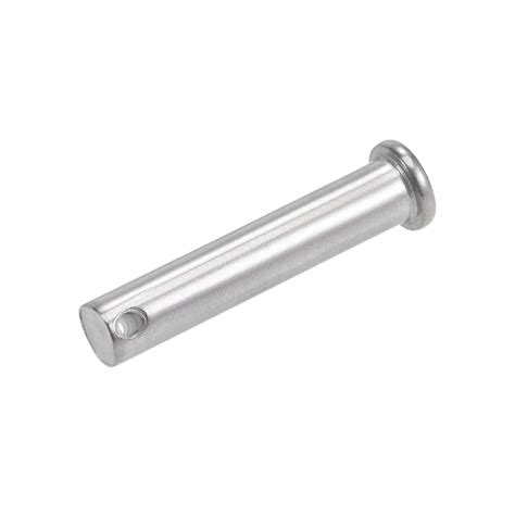 Uxcell Single Hole Clevis Pins 10mm X 50mm Flat Head 304 Stainless Steel Link Hinge Pin