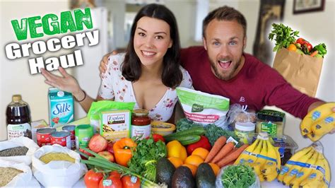 Healthy Vegan Grocery Haul What We Eat 🍌🥑🍎🥬 Youtube